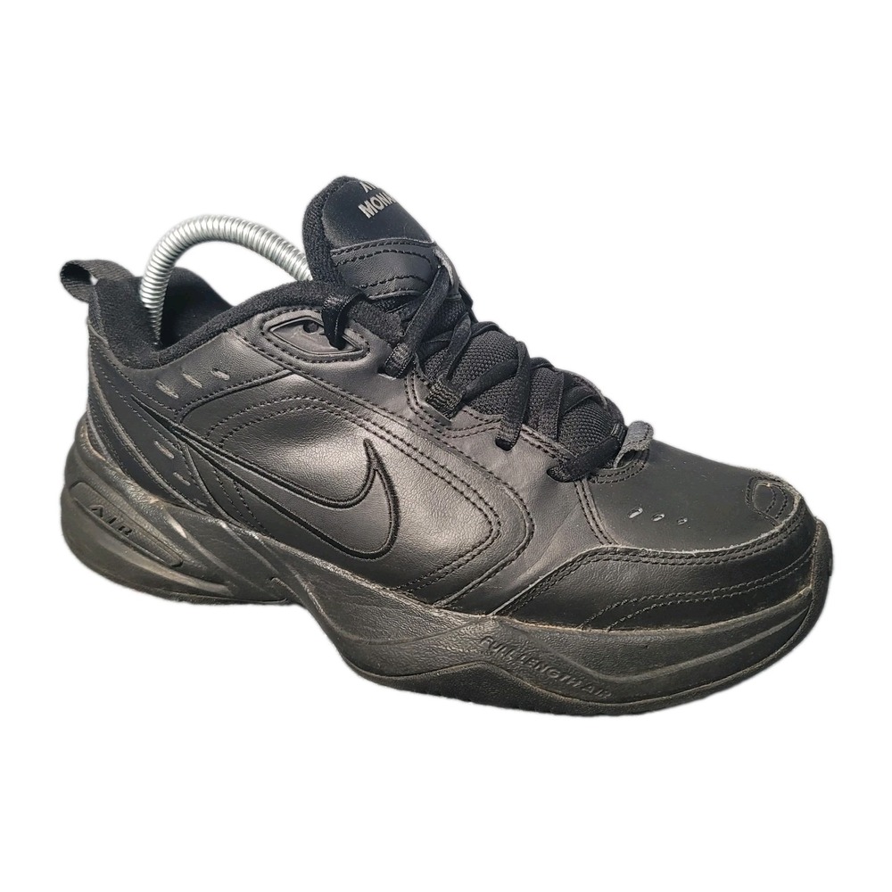 Nike Air Monarch IV Black Mens Size 8 Shoes 415445-001 Running Walking Sneakers